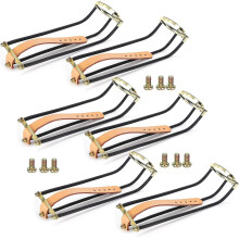 Falling Billiard Table Rail Snooker Table Brass Rail Bronze Brass Billiard Table Brass Rail Durable Billiards Table Pocket Rail 6pcs For Your Billiard