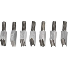 7 Pieces Cutter Heads, Woodworking Edge Corner Plane Chamfer Plane For Wood Chamfering Trimming Diy Hand Tool Woodcraft Corners Edge Carpenter Gift