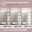 Homcom HOMCOM Hollywood Dimmable Lighted Makeup Mirror with Magnifier, USB Port 5
