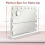 Homcom HOMCOM Hollywood Dimmable Lighted Makeup Mirror with Magnifier, USB Port 2