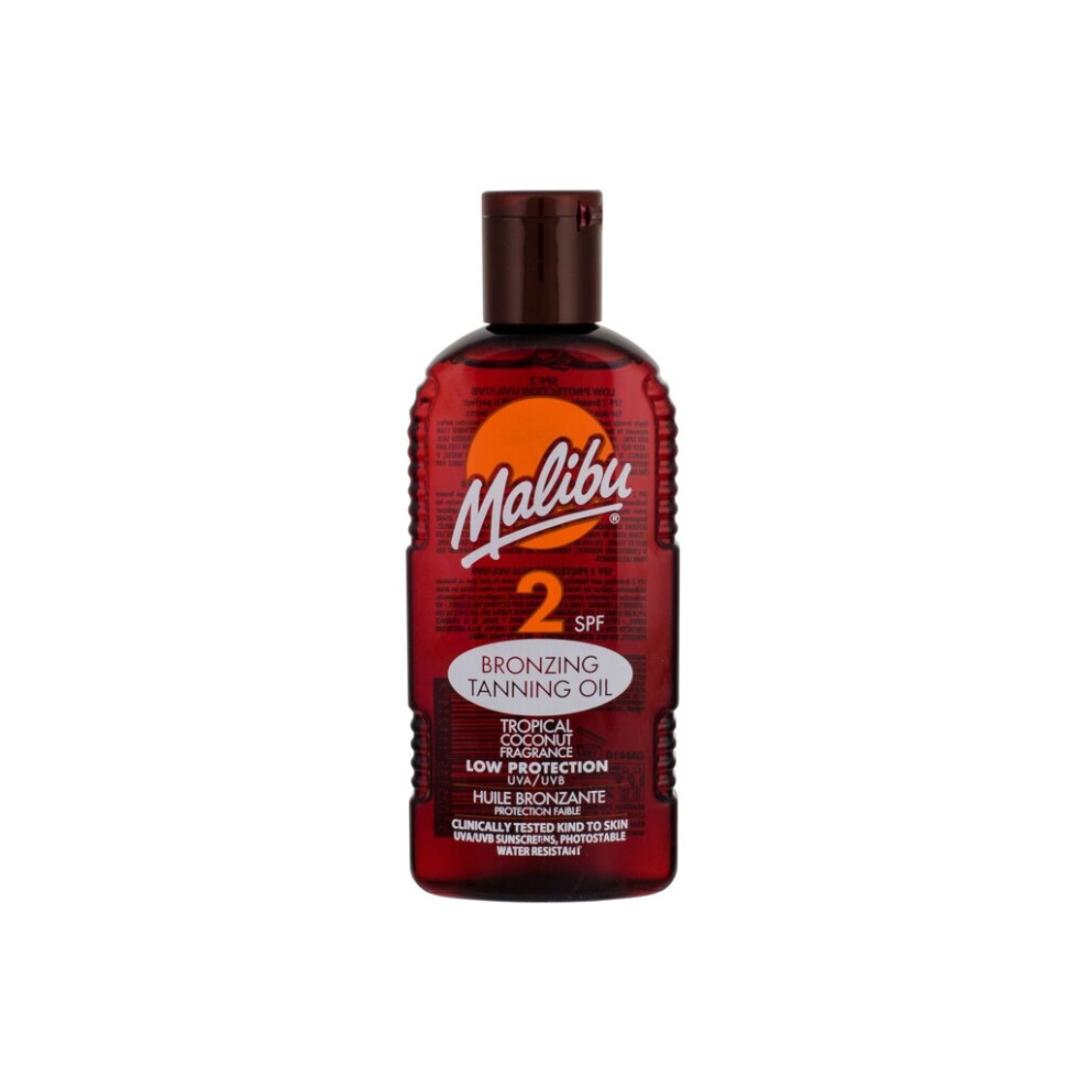 Malibu - Bronzing Tanning Oil SPF2 - Tanning Spray 200ml