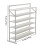 Living And Home (6-Tier) Multi-Tiered Foldable Bamboo Shoe Rack 6