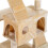 PawHut PawHut 173cm Cat Tower Scratching Post Activity Centre for Indoor Cream 7