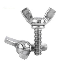 Set Of 10 Stainless Steel Wing Screws Wing Bolt Fasteners Hand Screws - M6x10mm