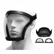 New,suitable Full Face  Shield,  Super Protective Anti-fog Transparent High-definition Face Shield, With Removable
