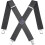 50mm Wide Men Trouser Braces - X Shape Adjustable Elasticated Heavy Duty 1