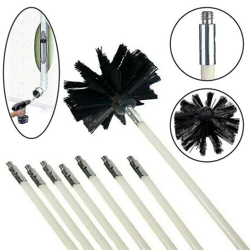 Chimney Cleaner Kit Including Rod And Brush 2