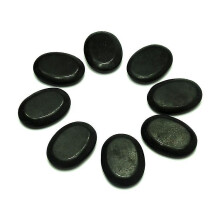 8pcs Professional Small Massage Hot Stones Set Natural Lava Heating Stone Basalt Warm Stone Spa