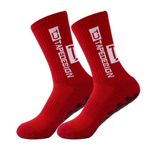 (Red) Tapedesign Grip Socks