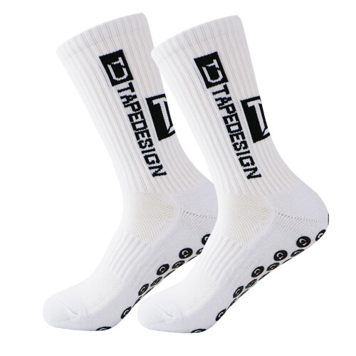 (White) Tapedesign Grip Socks
