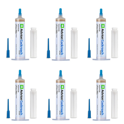 Syngenta Advion Cockroach Defender Gel Trap for Both Ant & Cockroach, Ultimate Pest Control Solution, Fast-Acting, Long-Lasting Protection (Pack Of 6)