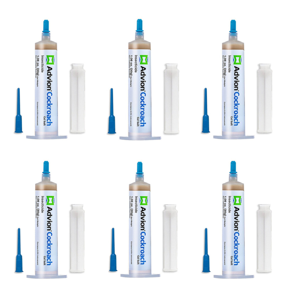 Syngenta Advion Cockroach Defender Gel Trap for Both Ant & Cockroach, Ultimate Pest Control Solution, Fast-Acting, Long-Lasting Protection (Pack Of 6)