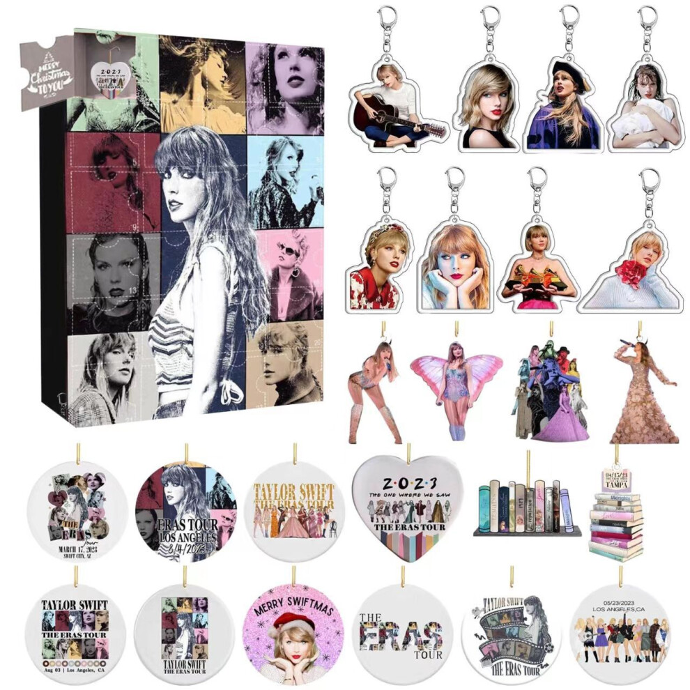 (A) Taylor Swift The Eras Tour Jelly Inspired Advent Calendar 24 Days Xmax gift
