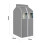 Hanging Clothes Bag Garment Bag Organizer Storage With Clear Pvc,gray 4
