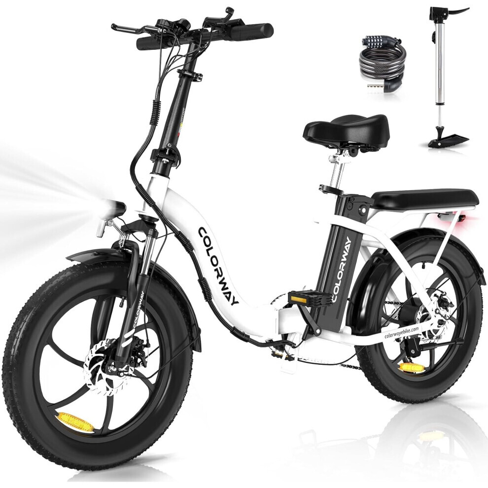 COLORWAY Bk6S 20'' Electric Bike, Folding EBike, City Bike with 36V