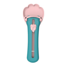 (1C) New Cat Claw Pet Feed Spoon Snacks Squeezed Food Cat Processing Rod Squeezed Feeder Dog And Kitten Food Grain Dispenser