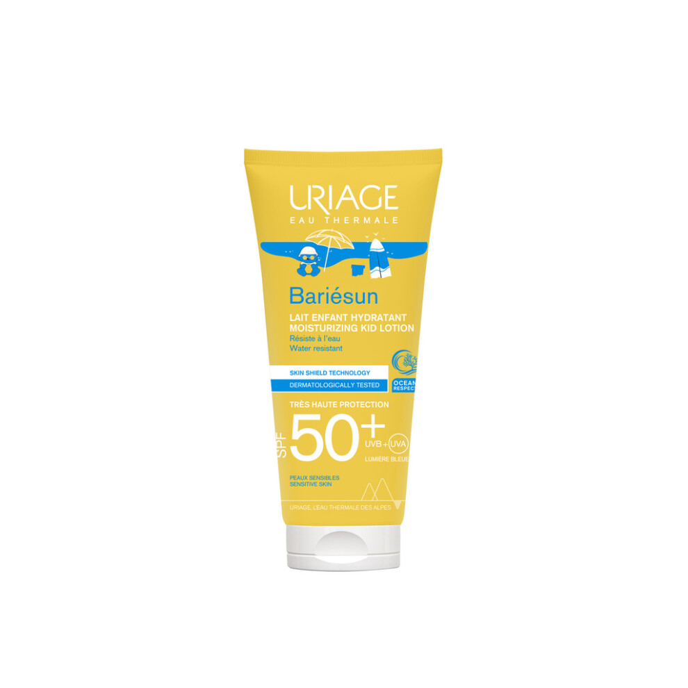 Uriage Bariesun SPF50+ Moisturizing Kids Sunscreen Lotion, UVA & UVB Protection, Non-greasy Texture, Quick Absorption, 100ml