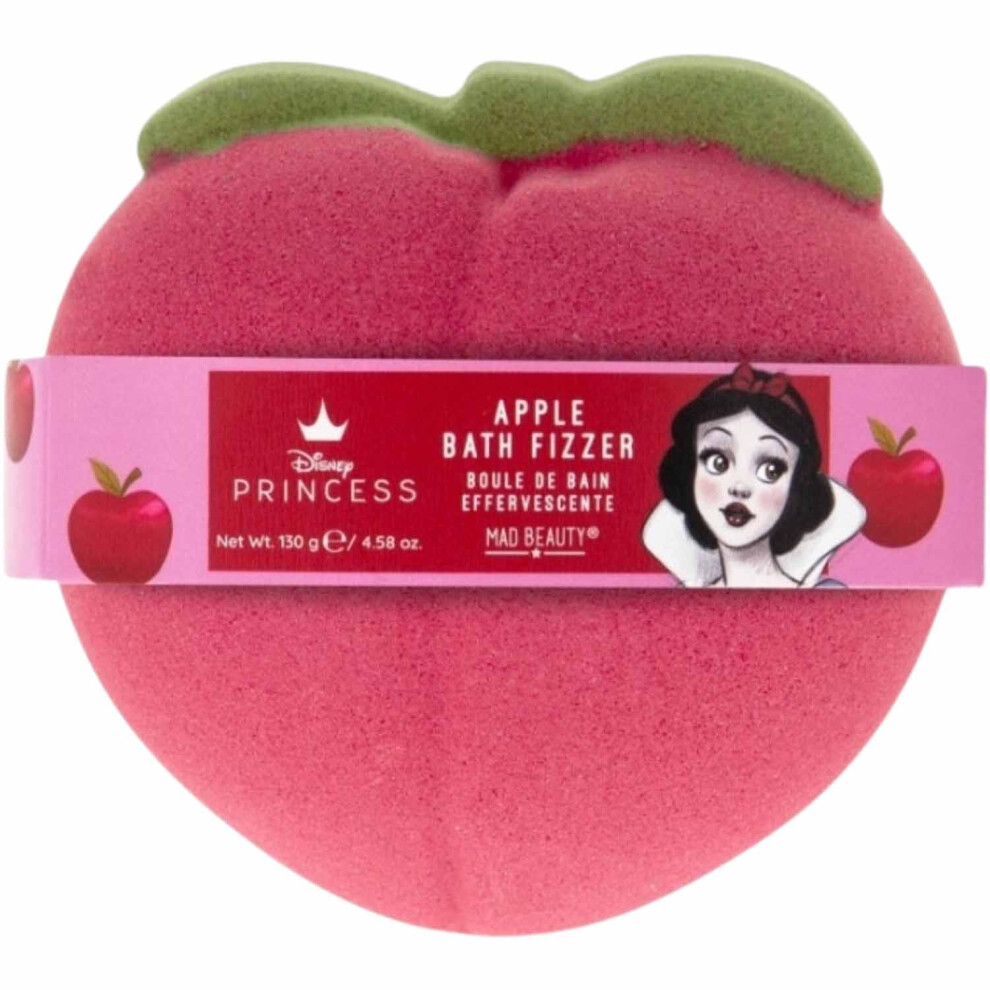 White Disney Snow Apple Bath Fizzer, Transform Bathtime, Help Your Skin Feel Smooth, Fragrant & Hydrated, Aromatic Relaxation