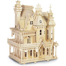 Fantasy Villa Model House Kit - 3D Puzzle Model Kit - Woodcraft Construction Kit