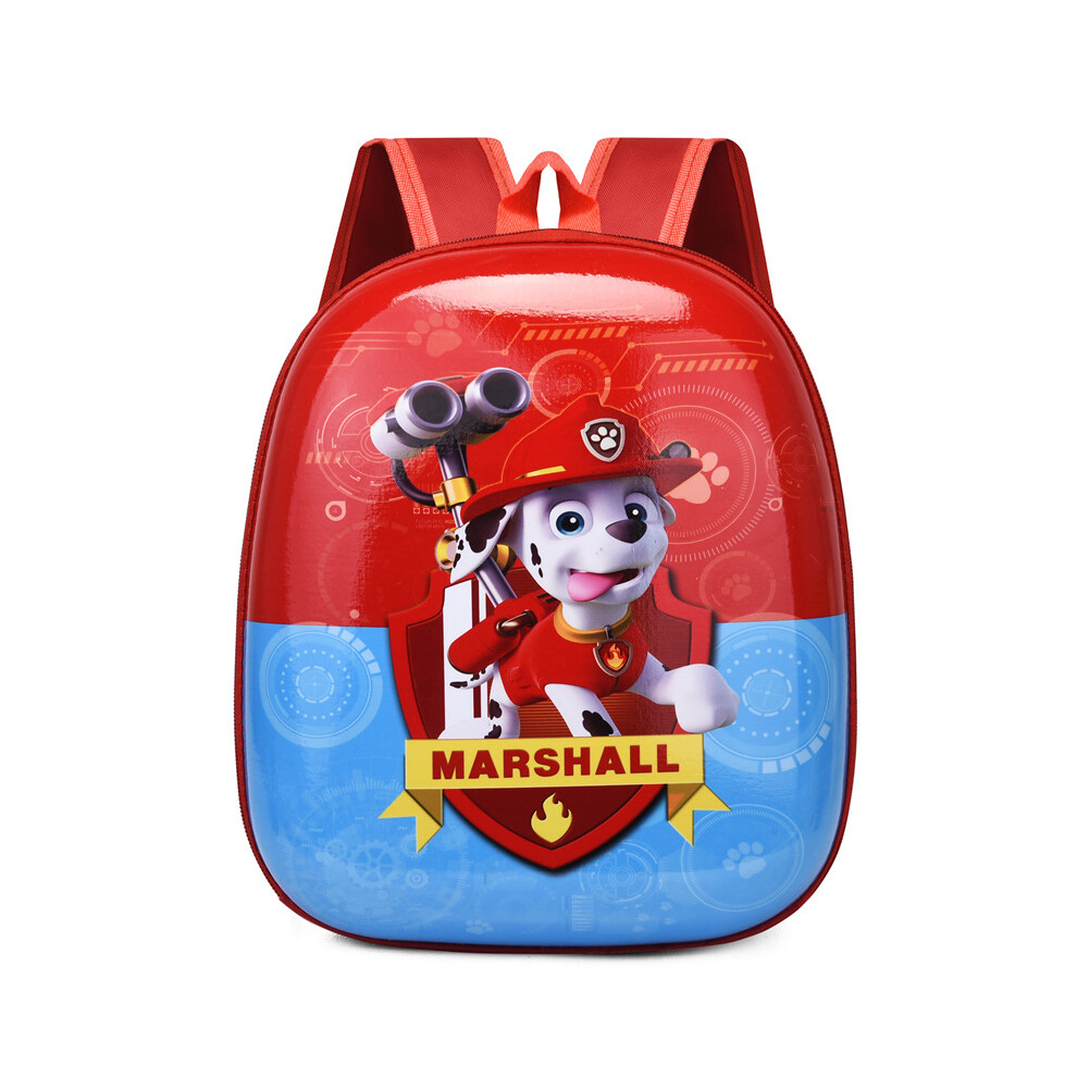 (Red Paw Patrol) Nylon Durable Toddler Backpack With Cartoon Characters For Boys And Girls