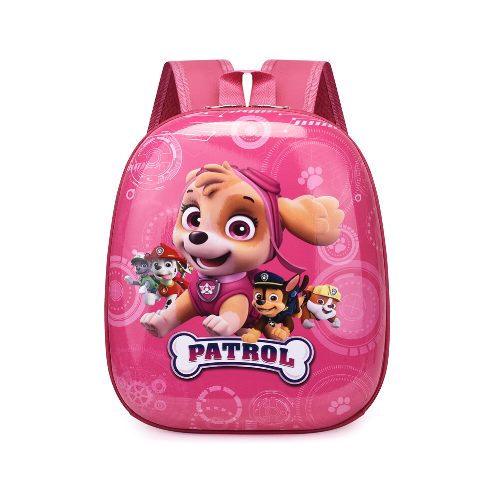 (Magenta Paw Patrol) Nylon Durable Toddler Backpack With Cartoon Characters For Boys And Girls