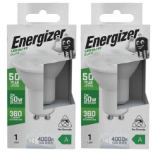 Energizer A Rated LED Elite GU10 360lm 2W 4000K (Cool White) Pack of 2