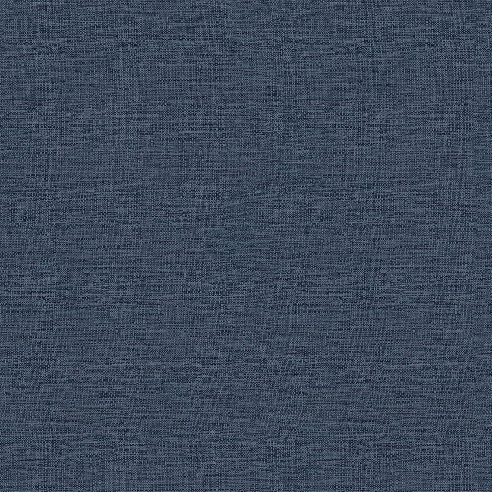 Grandeco Telma Slubbed Fabric Hessian Textured Luxury Wallpaper Navy Blue - Blue - 1.1kg - Image 4