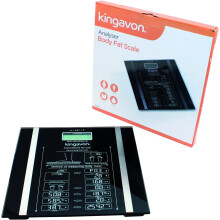 Kingavon Body Fat Weight Scale Black