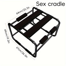 (Sex Cradle) Bdsm Bondage Sex Furniture Set - Enhance Your Love Life With A Novelty Chair & Stool