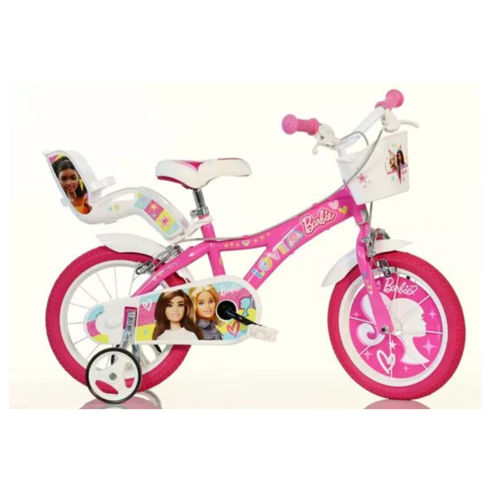 Dino Barbie Girls 16" Wheel Bike