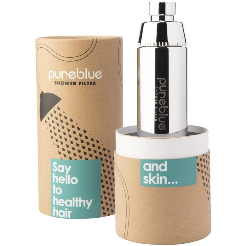 H2o Pure Blue Shower Filter Purifier, Advanced Filtration System, Remove Dirt, Odors And Other Impurities From Your Shower Water, Easy To Install 783495613640