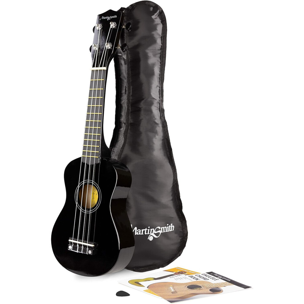 Ukulele Black PDT UK-212-BK Martin Smith Soprano-image-OPC-PF2KCND-NEW
