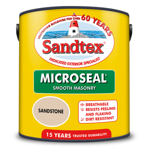 Sandtex Sandtex Microseal Smooth Masonry 2.5L Sandstone 2