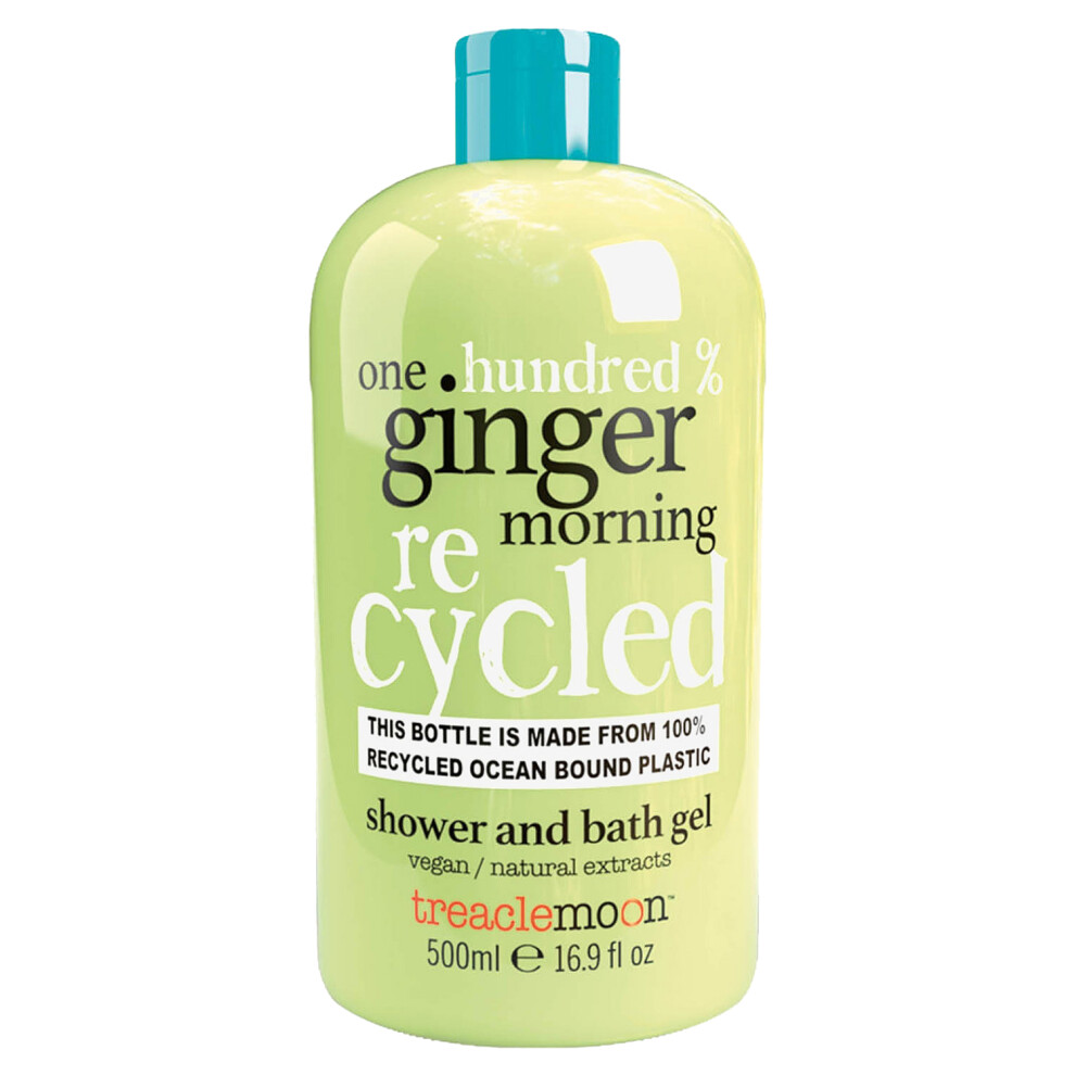 Treacle Moon Ginger Morning Bath and Shower Gel Rejuvenating Energizing and Refreshing Cleansing Gel 500ml