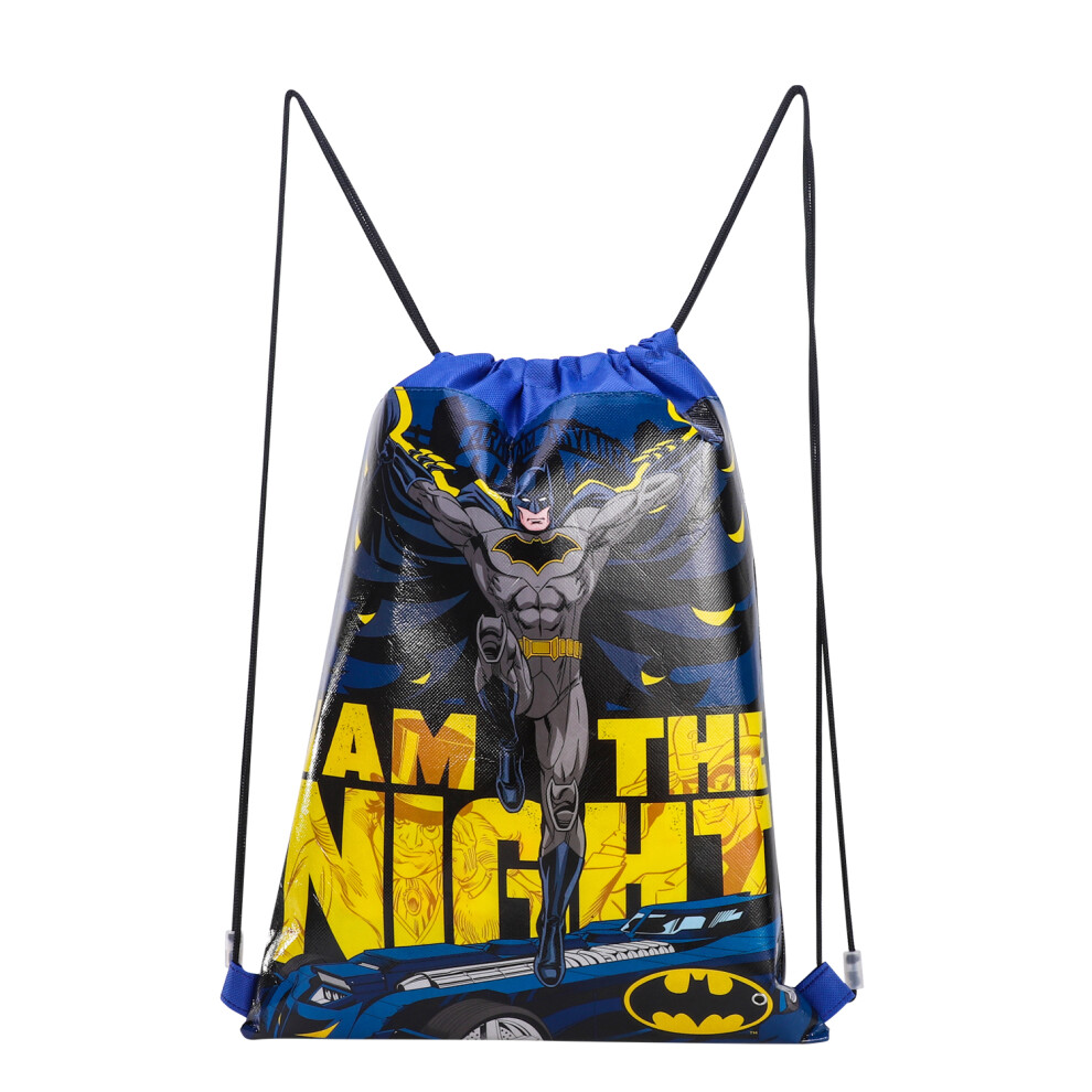 Batman Drawstring Bag, Gym Bag, Shoe Bag, School PE Bag