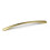 (160mm Handle) Brushed Brass Slim Bow Handles 128mm 160mm 1