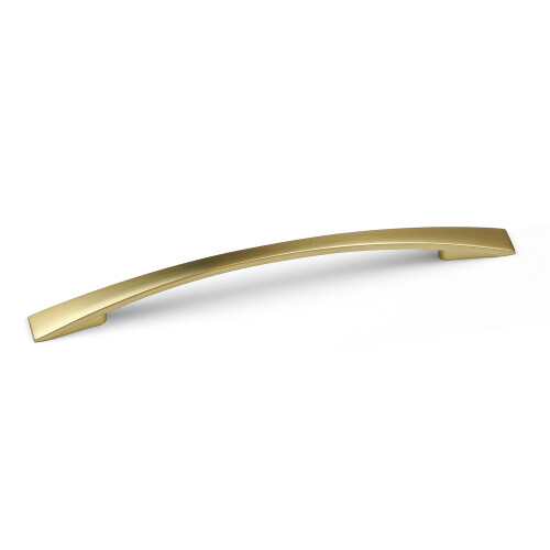 (160mm Handle) Brushed Brass Slim Bow Handles 128mm 160mm