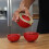 Red Money Cat Teapot Set - Two Cups - Travel Pack 2