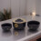Black Money Cat Teapot Set - Two Cups - Travel Pack 1