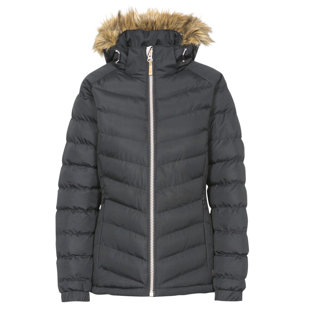 (XL, Black) Trespass Womens/Ladies Nadina Waterproof Padded Jacket