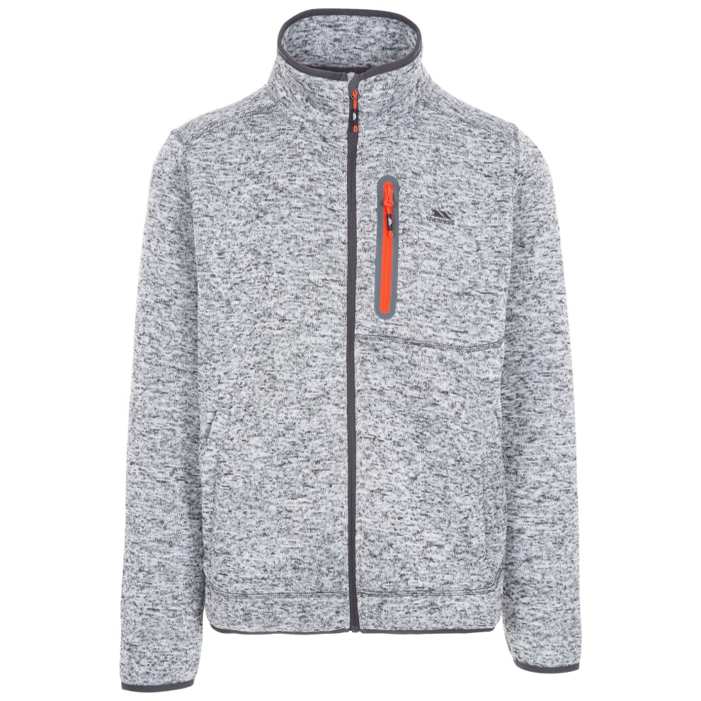 (L, Grey Marl) Trespass Mens Bingham Fleece Jacket