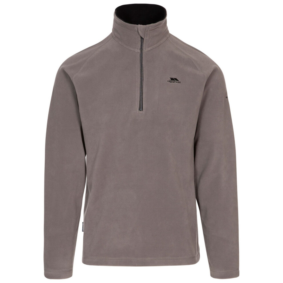 Men's Trespass Mens Blackford Microfleece - Grey - Size: XXS