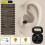 (Black) Mini Tws Wireless Headset invisible headphones 3
