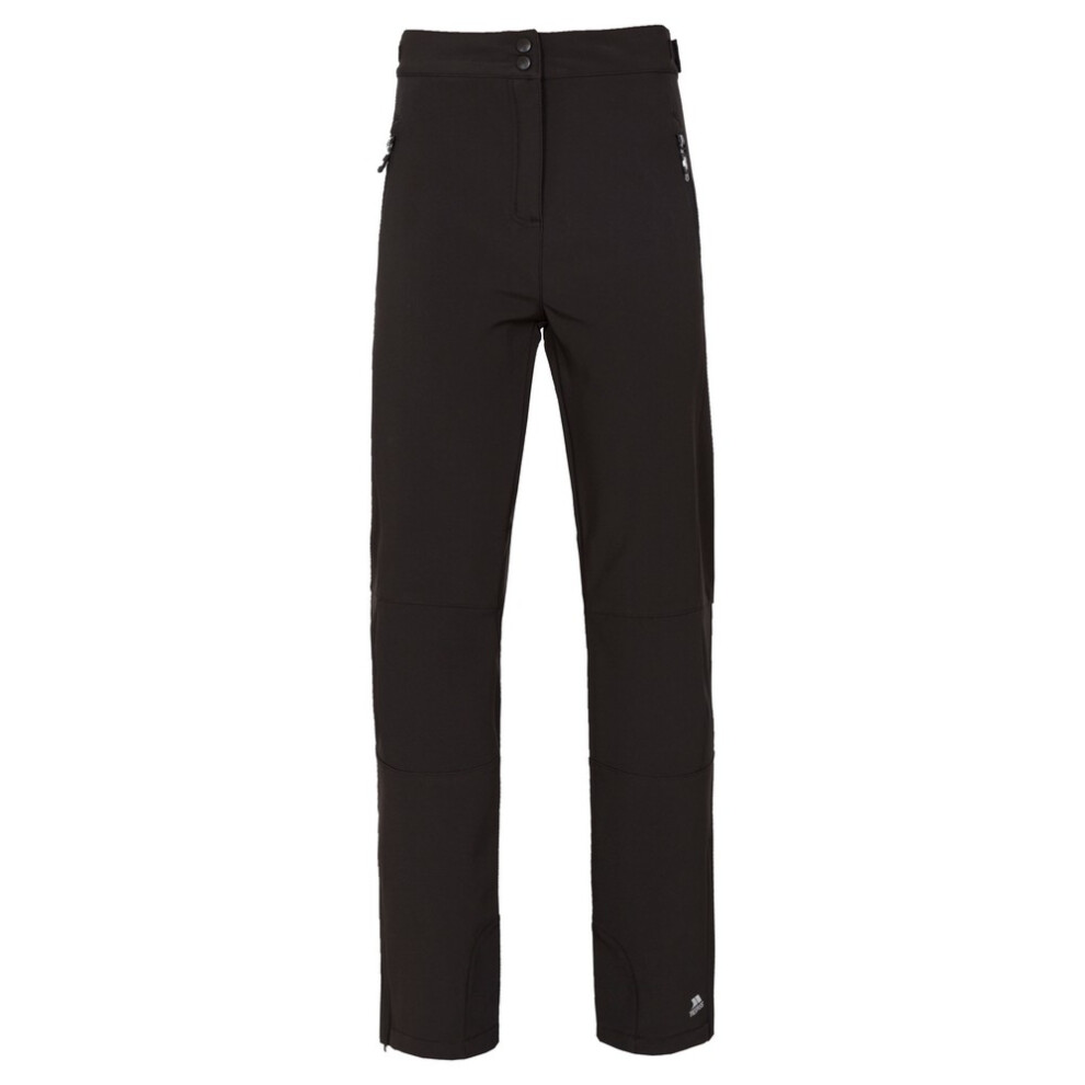 (M/SL, Black) Trespass Womens/Ladies Squidge II Water Resistant Hiking Trousers