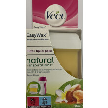 1 x 50ml Veet Easy Wax Electrical Roll On Refill - All skin types (Exp 05/2024)