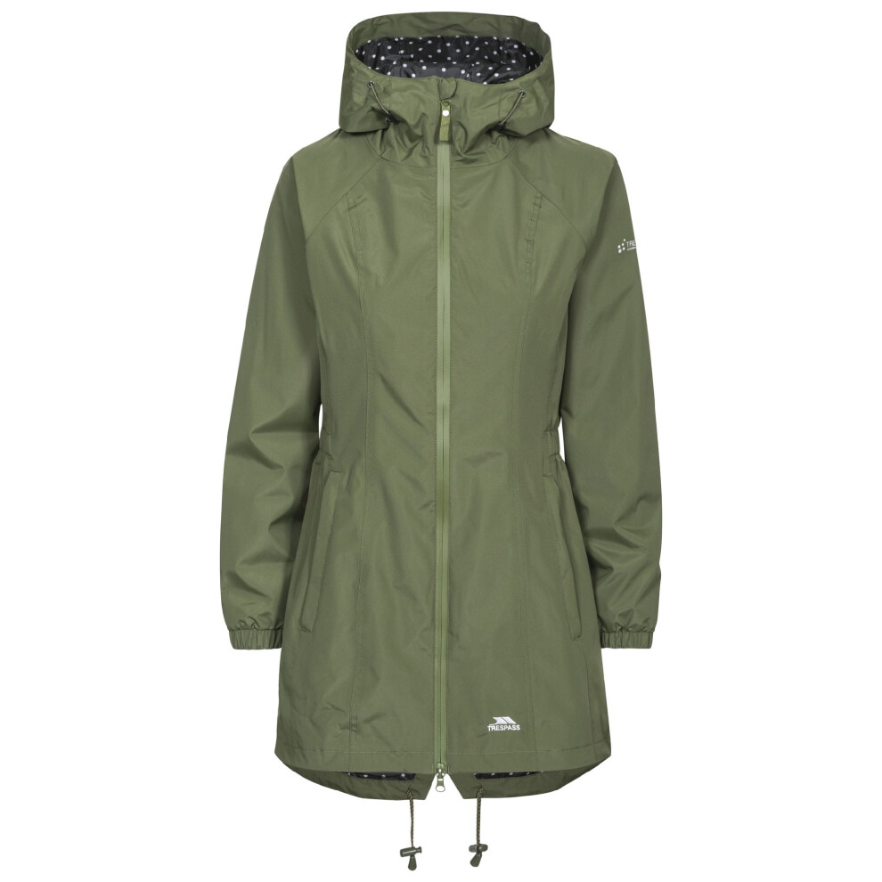 (S, Moss) Trespass Womens/Ladies Waterproof Shell Jacket
