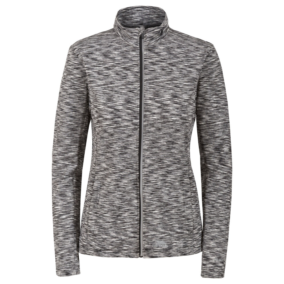 Trespass , Marl) / Indira Long Sleeve Full Zip Active Top Women's Grey Size 2