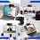 Webcam 1080P com Microfone Câmara Web Full Hd com Correção Automática de Luz Microfones com Cancelamento de Ruído Webcam Usb para Chamadas de 4