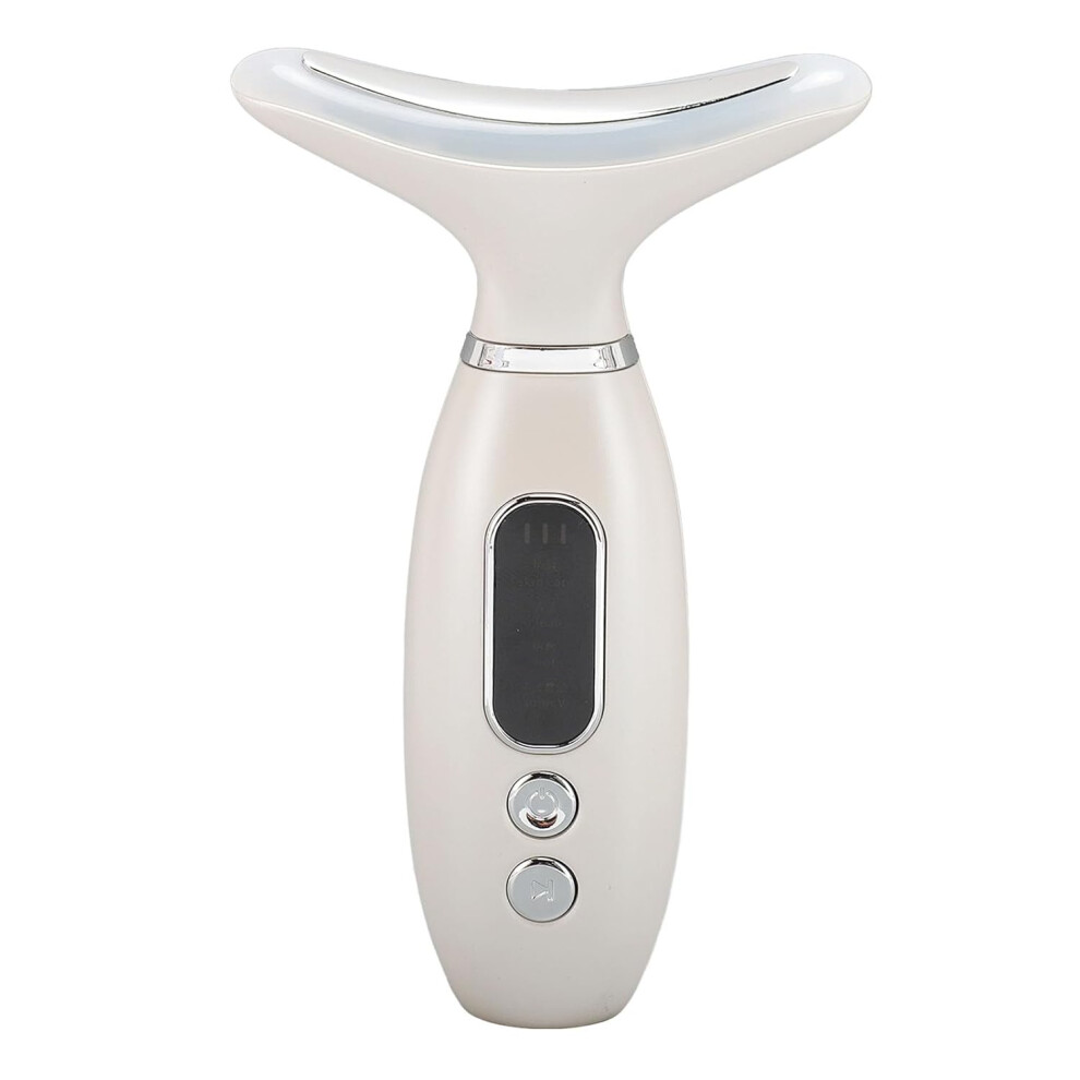 Chronus White Facial Beauty Massager With Multiple Vibration Levels Skin Activation, Rechargeable Lithium Battery For Face Neck
