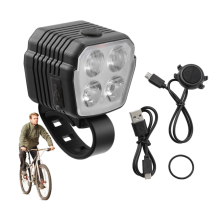 Conjunto de Luzes Recarregáveis Usb Farol Luzes Dianteiras Super Brilhantes e Led Traseiro Traseiro Modo de Luz 3 5 Adequado para Todas As